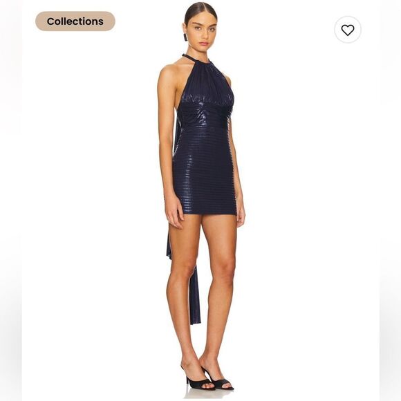 NWT Retrofête Ashley Mini Convertible Dress Navy Ink XL Revolve - Picture 16 of 16